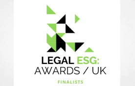 Announcing the Finalists for the Legal ESG: Awards / UK