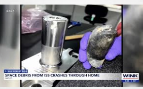 Florida: Family files claim against NASA for 1.6 pounds of space debris that plummeted into home