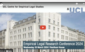 UCL Laws: Empirical Legal Research Conference 2024