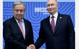 UN Chief Tells Putin Invasion Of Ukraine Violates International Law