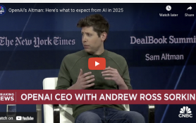 OpenAI's Altman: Here's what to expect from AI in 2025