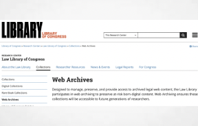 Ambrogi's Law Sites Gets Listed In Library of Congress' Legal Blawgs Web Archive