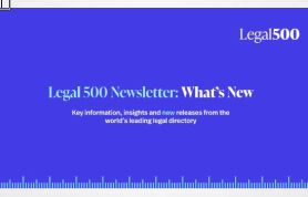 The Legal 500: January 2025 - What's new?