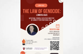 26 Feb - Event: The Law of Genocide: Lemkin & Gaza Time 12:20 - 1:20 pm