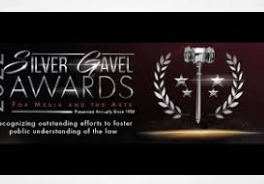 ABA Announces 2025 Silver Gavel Award Finalists for Media and the Arts, chosen from 122 entries submitted this year.