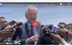 Kilmar Abrego Garcia’s lawyer responds as Sen. Van Hollen visits El Salvador
