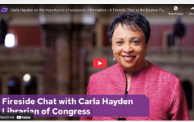 Carla Hayden on the importance of access to information—A Fireside Chat at the Boston Public Library
