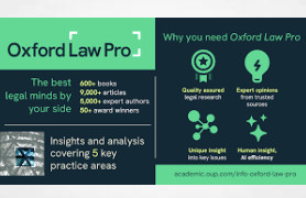 Press Release: Streamlining legal research with Oxford Law Pro