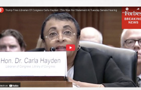 Trump Fires Librarian Of Congress Carla Hayden—This Was Her Statement At Tuesday Senate Hearing
