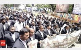 India: Belagavi advocates protest over violence against them