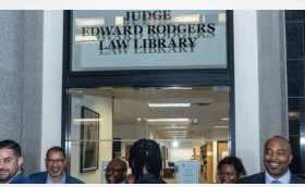 Courthouse law library renamed after civil rights trailblazer, late Judge Edward Rodgers