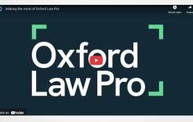 Making the most of Oxford Law Pro
