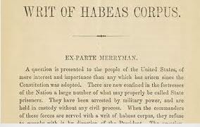 Congress Just Deleted Habeas Corpus From The Constitution On Its Website