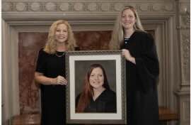 Wilkes-Barre Law and Library Association honors ground-breaking judge with portrait to hang in library
