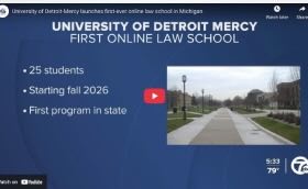 University of Detroit-Mercy launches first-ever online law school in Michigan