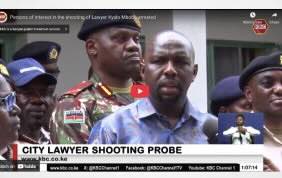 Persons of interest in the shooting of Lawyer Kyalo Mbobu arrested