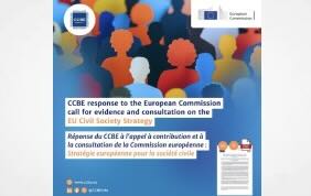 CCBE response to the European Commission call for evidence and consultation on the EU Civil Society Strategy