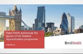Reed Smith launches solicitor apprenticeship for school leavers