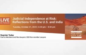 An in-depth conversation on judicial independence and democracy in India and the United States.