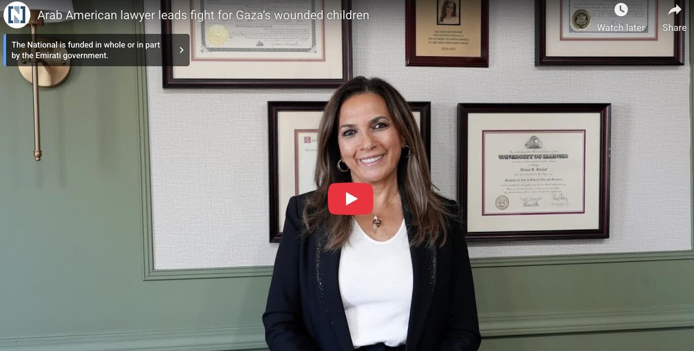 Arab American lawyer leads fight for Gaza’s wounded children