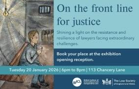 UK/USA/Day of the Endangered Lawyer: On the front line for justice: Exhibition opening reception