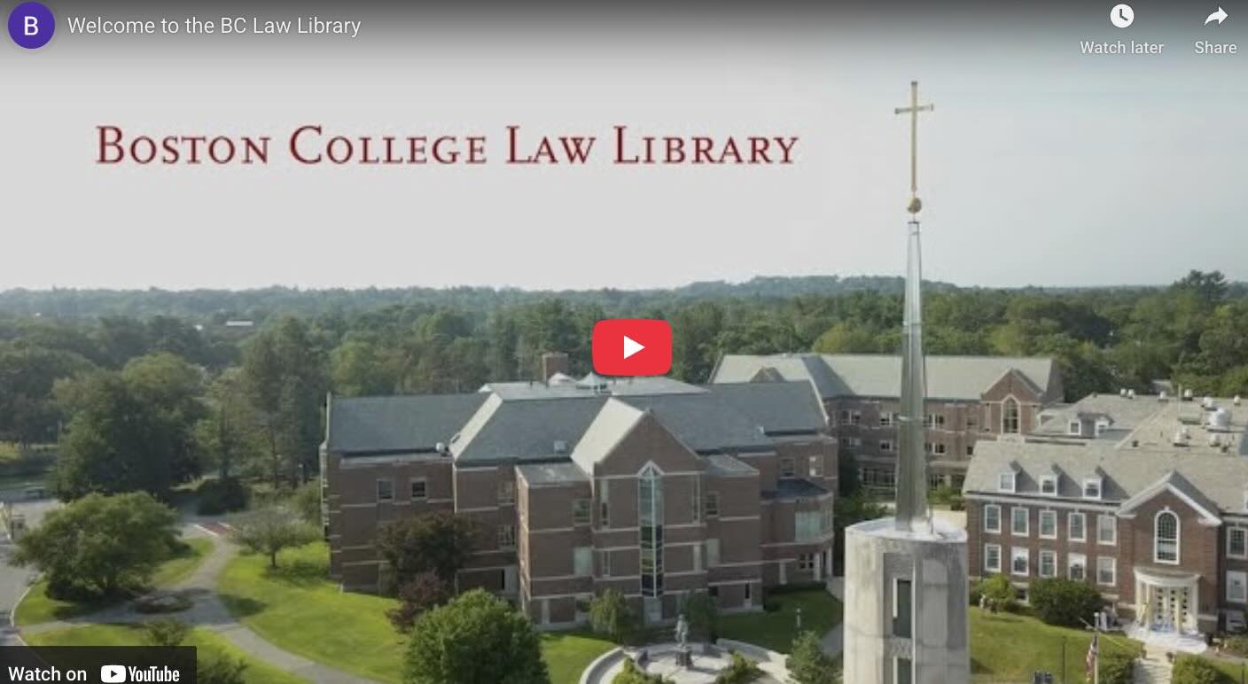 Welcome to the BC Law Library
