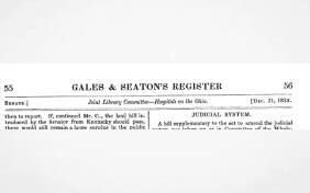 Register of Debates from Century of Lawmaking Added to Congress.gov