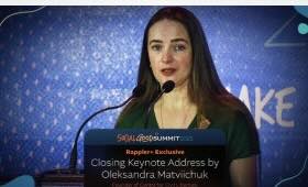 Ukrainian human rights lawyer and Nobel laureate Oleksandra Matviichuk delivers speech on courage, solidarity, and the defense of freedom during times of war and upheaval.