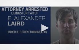 US attorney  booked for two counts of improper telephone communication and was suspended from practicing