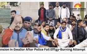 India: Tension in Gwalior After Police Foil Effigy-Burning Attempt, Lawyer Detained