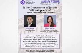 USA: Is The Dept of Justice Still Independent