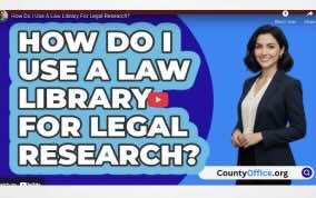 Video - How Do I Use A Law Library For Research