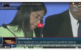 Profile: Venezuelan lawyer and political leader Delcy Rodriguez