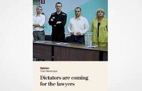 Russia: Dictators are coming for the lawyers