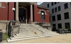 Commissioners seeking bids for Law Library step project