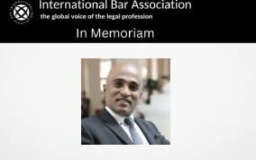 IBA - In Memorium: It is with great sadness that we mark the passing of Ravi Madasamy,