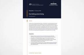 Australia: Briefing paper - Gambling advertising