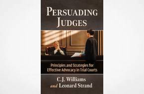 Judge CJ Williams (88JD) and Judge Leonard Strand (90JD) publish a new book