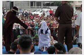 Woman faints after being caned 140 times under Indonesian province’s sharia law