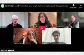 Legal Tech Week: Law firm recruiting turns to AI bots, Harvey partners with Harvey, and more