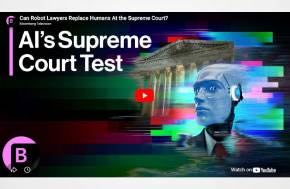Bloomberg TV:   Can Robot Lawyers Replace Humans At the Supreme Court?