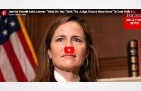 Justice Barrett Asks Lawyer: 'What Do You Think The Judge Should Have Done' To Deal With Biased Jury