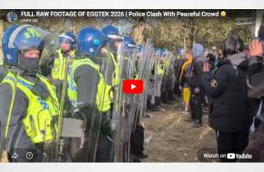 UK - Devon :  EGGTEK 2026 | Police Clash With Crowd