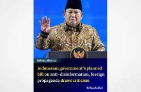 Indonesia’s Disinformation Bill