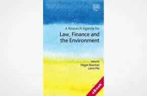 A Research Agenda for Law, Finance and the Environment (eBook)
