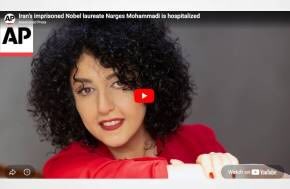 Iran’s imprisoned Nobel laureate Narges Mohammadi is hospitalized