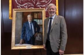 Uni Chicago Law School Unveils Portrait Honoring Geoffrey R. Stone, '71