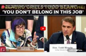 'You're President's lawyer, not the United States': DeLauro erupts after Blanche's 'BRUTAL' response