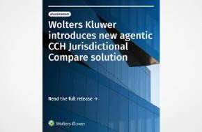 Press Release: Wolters Kluwer introduces new agentic CCH Jurisdictional Compare solution