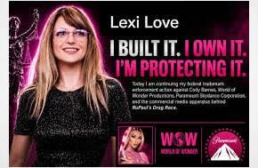 Bloomberg: Ex-Porn Star Lexi Love Can Bring Trademark Suit Over ‘RuPaul’s Drag Race’